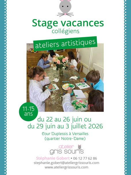 Stage artistique collégiens