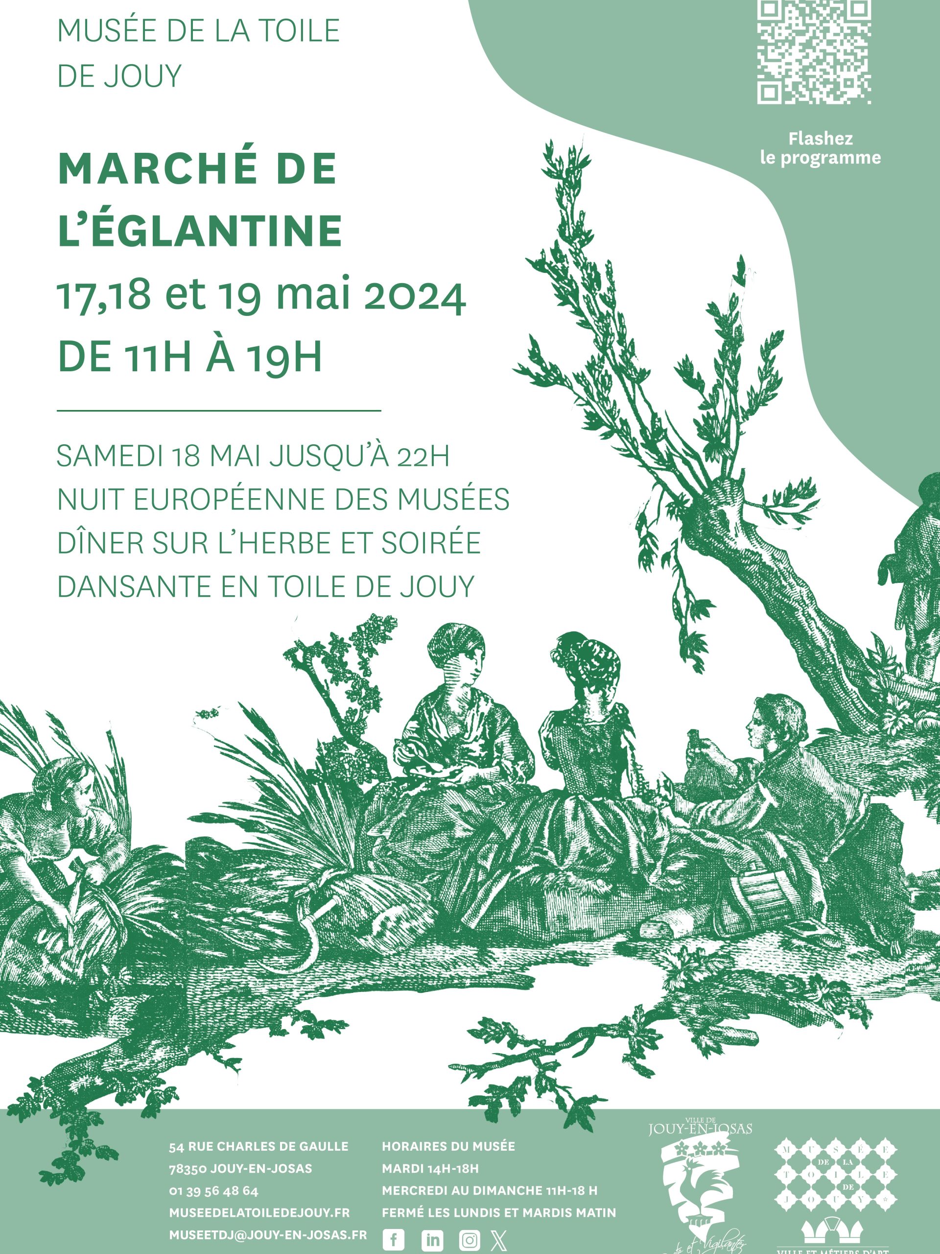 Marché de l’Eglantine / Nuit des musées au Musée de la Toile de Jouy