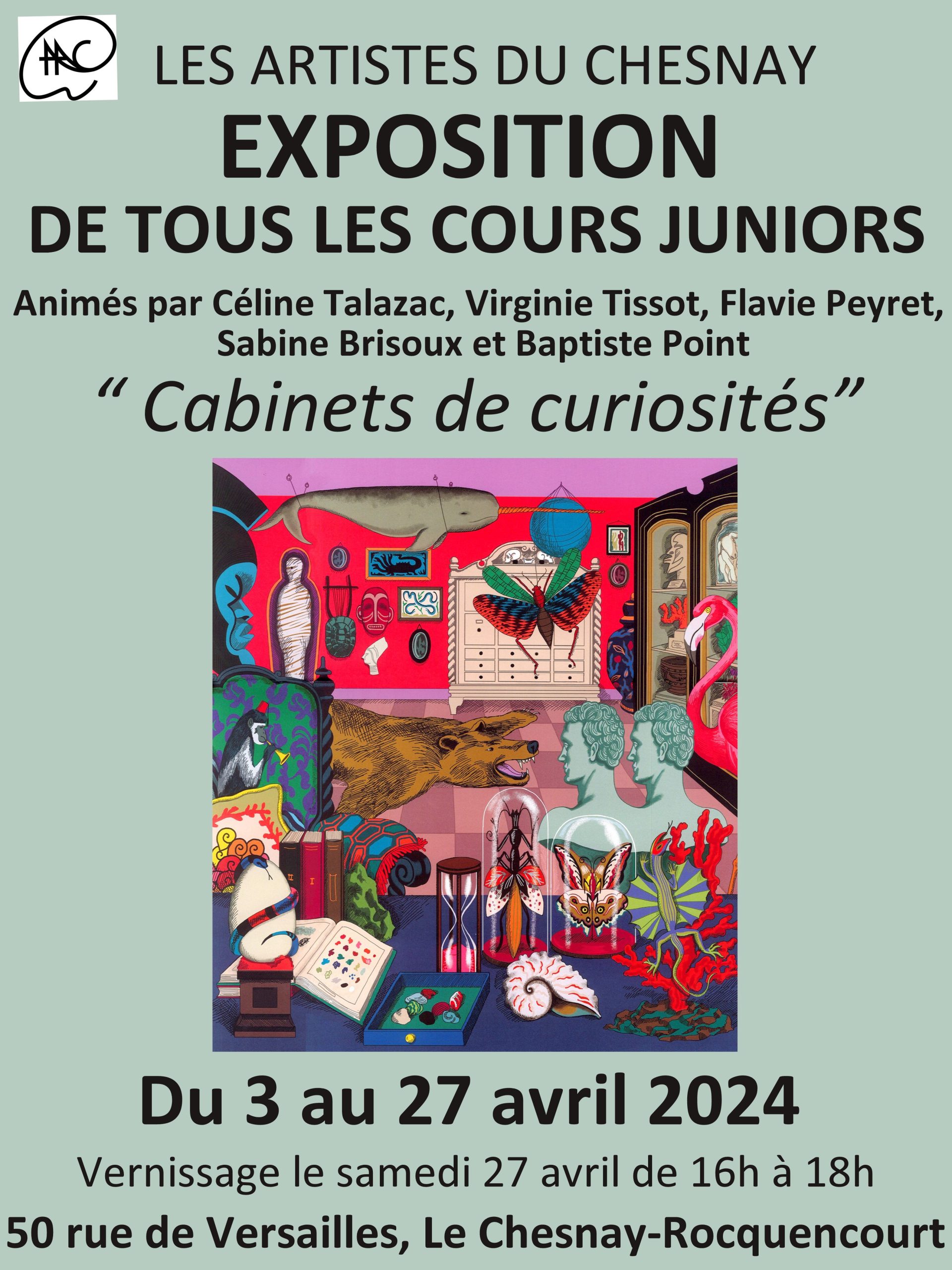 EXPOSITION DES ATELIERS JUNIORS “Cabinets de curiosités”
