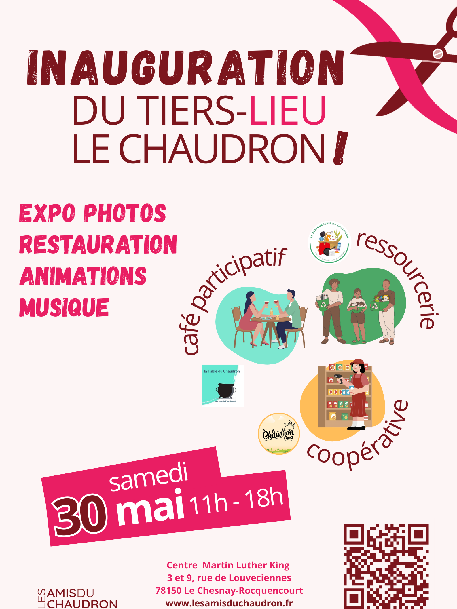 Inauguration du tiers-lieu Le Chaudron au Chesnay-Rocquencourt