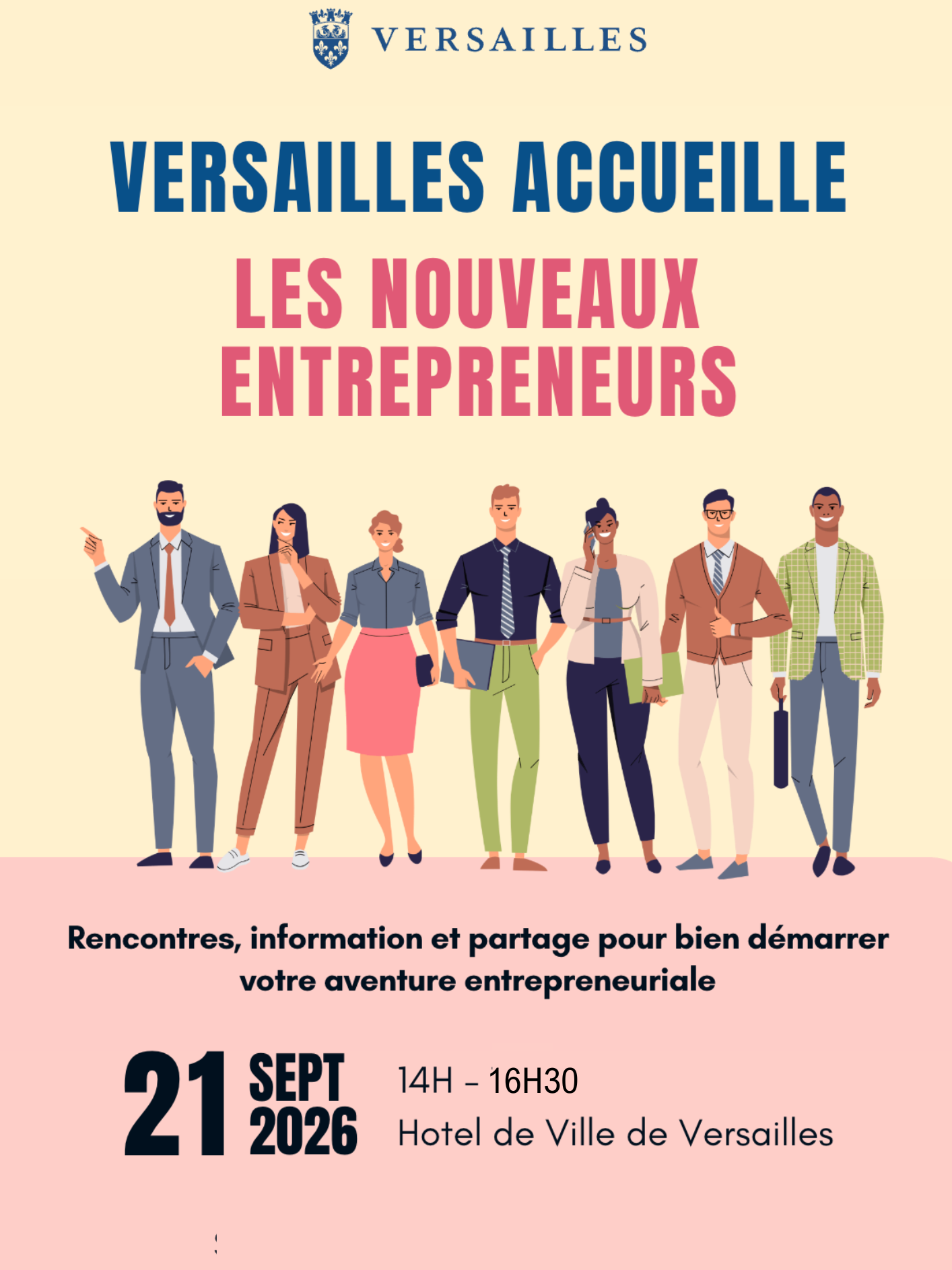 Versailles accueille les nouveaux entrepreneurs