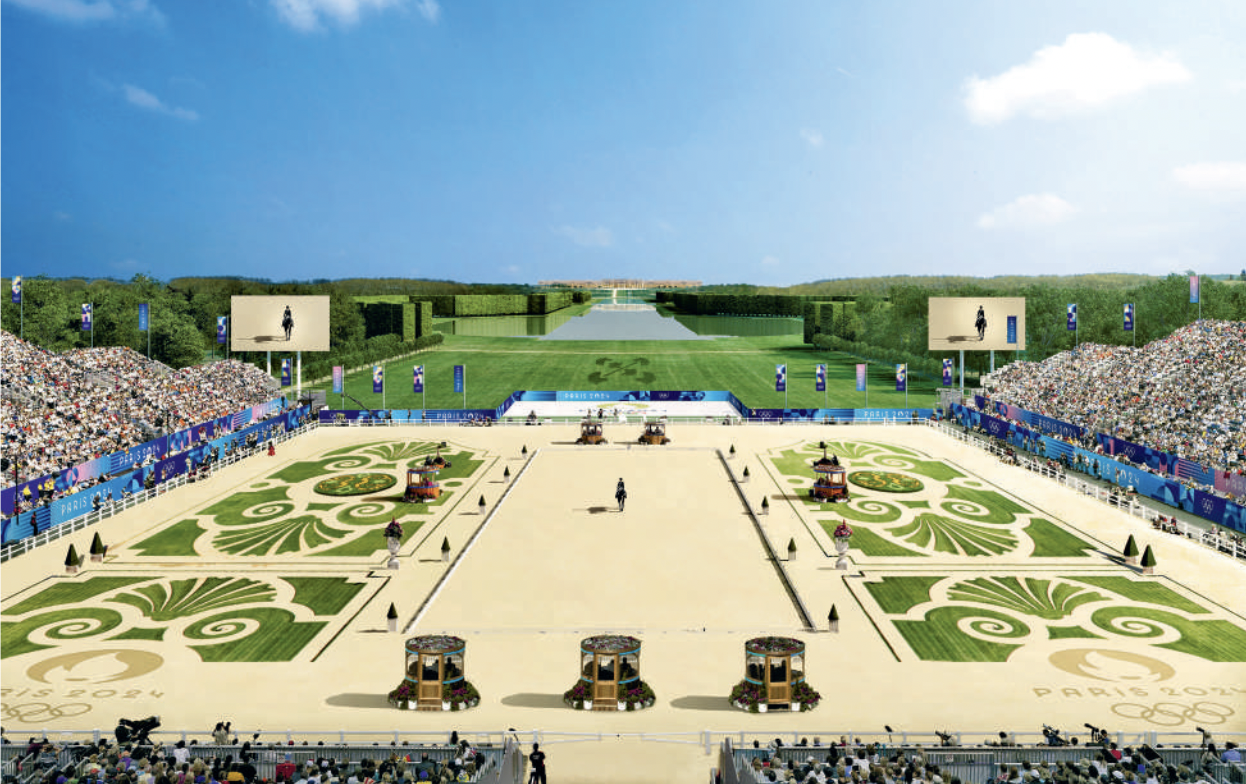 Epreuves équitation JO Paris 2024 ©château de Versailles