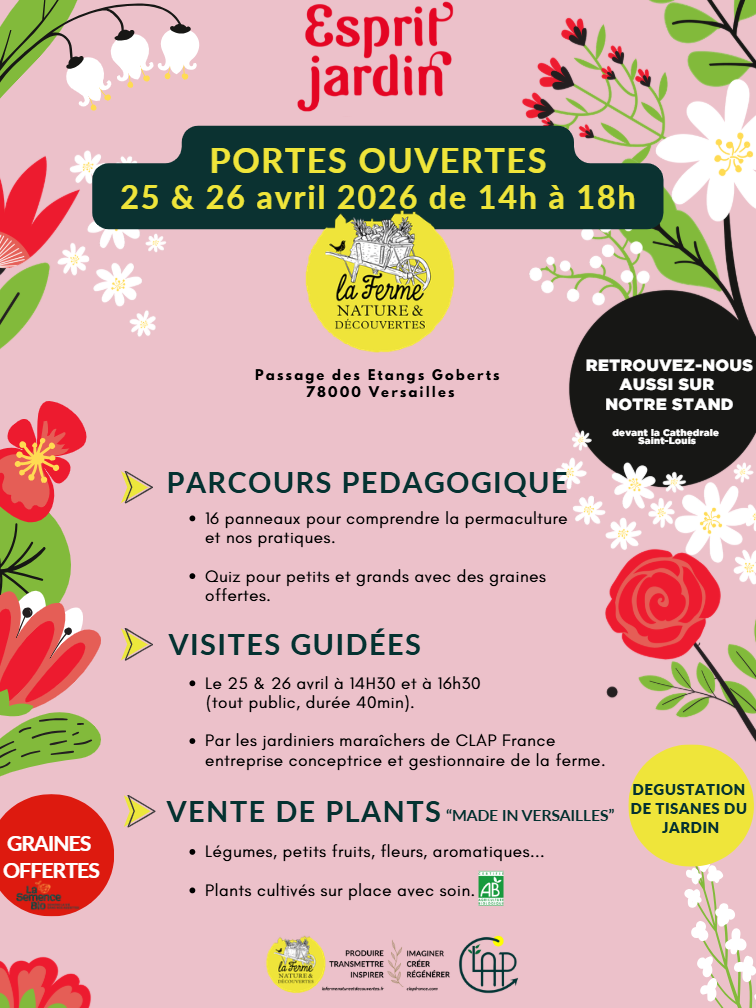 Portes ouvertes de la ferme Nature & découvertes à l’occasion d’Esprit Jardin