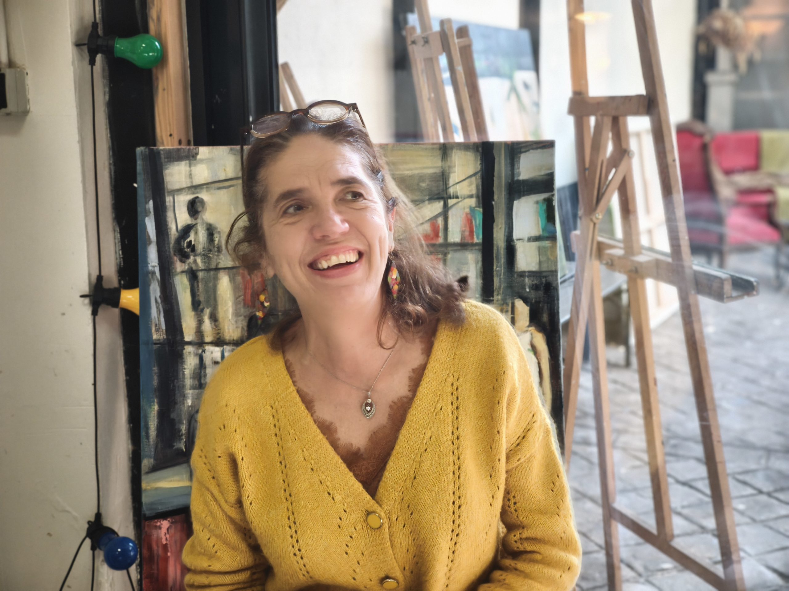 Photo La tangente, atelier d’artiste Anne-Sophie Larcena